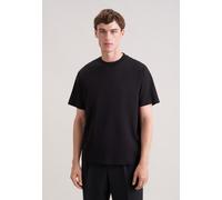 Seidensticker Shaped T-Shirt schwarz, Einfarbig
