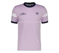 T-Shirt SERGIO TACCHINI "ORION DAVIS TEE Herren", Jungen, Gr. M, weiß (thistle, maritime blau, weiß), 100% BAUMWOLLE, normal, Rundhals, Shirts T-Shirt, T-Shirt Herren, leichtes Kurzarmshirt, Sporttrik