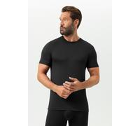Mey Regular Fit T-Shirt schwarz, Einfarbig