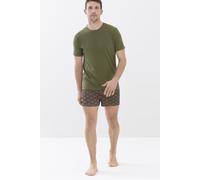Mey Regular Fit T-Shirt Rundhals Safari Green, Einfarbig