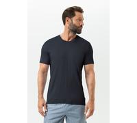 Mey Regular Fit T-Shirt Rundhals marine, Einfarbig