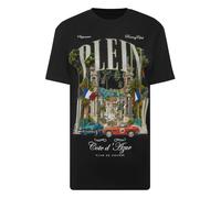 Philipp Plein - T-Shirt Racing Mit Schmucksteinen - Größe L - schwarz