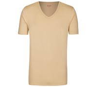 T-Shirt - Slim Fit - V-Ausschnitt - caramel Pure