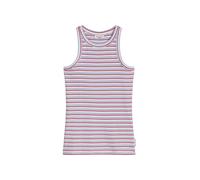 T-Shirt MARC O'POLO DENIM "aus reinem Organic Cotton", Damen, Gr. XS, weiß, Obermaterial: 95% Baumwolle, 5% Elasthan, gestreift, slim fit, Rundhals, Shirts T-Shirt (96280856-XS) weiß