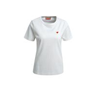Rundhalsshirt SMITH & SOUL, Damen, Gr. XL, weiß, Single Jersey, Material: 100% Baumwolle, unifarben, regular fit normal, Rundhals, eingesetzt gerader Abschluss, Shirts Rundhalsshirt, aus Baumwolle (67