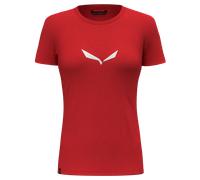 Salewa Solidlogo Dri-Release Damen T-Shirt schwarz/Logo weiß - 34