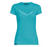 Salewa - Women's Solid Dri-Release S/S Tee - T-Shirt, Gr. XXS 32, oliv/schwarz (DarkOlive)