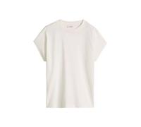 T-Shirt MARC O'POLO DENIM, Damen, Gr. L, silky weiß, Jersey, Obermaterial: 100% Baumwolle, relaxed fit normal, Rundhals, Shirts T-Shirt, relaxed fit, basic (91792566-L) silky weiß