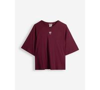 T-Shirt - Stickerei - Dunkelrot M