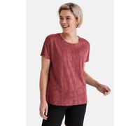 T-Shirt STOOKER WOMEN "CARLY Sport T-Shirt", Damen, Gr. 36/38, rot rose, Feinstrick, 100% Polyester, loose fit, Rundhals, Shirts T-Shirt, Sport T-Shirt kurzarm für Damen (65726261-S) rot rose