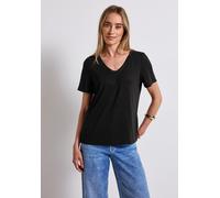 Damen Leinen-Look T-Shirt