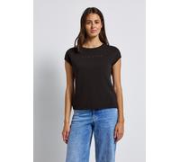 T-Shirt mit Glitzerdetails Blau 40