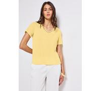 Damen Leinen-Look T-Shirt