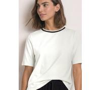 Damen T-Shirt mit Rundhals und Kontrastdetail
