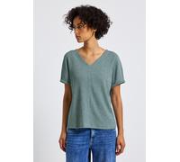 Street One Damen 3227651 Strukturmix Shirt, Arona Blue, 46