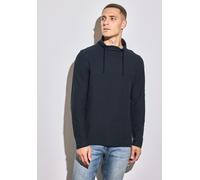 T-Shirt STREET ONE MEN, Herren, Gr. S (38), blau (night blau), Web, 100% Baumwolle, unifarben, normal normal, Rundhals, abgesteppt, Shirts T-Shirt, aus reiner Baumwolle (70828748-S) night blau