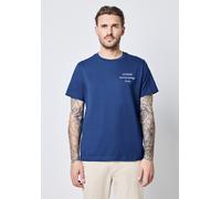 Street One MEN Männer Rundhalsshirt in Blau, Gr: M