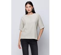 Street One Studio Frauen Cord T-Shirt in Grau, Gr: 34