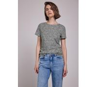 Street One Studio Frauen Shirt mit Rückenausschnitt in Grün, Gr: 34