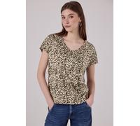 Street One Studio Frauen Bedrucktes Shirt in Braun, Gr: 44