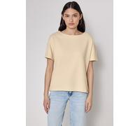 Street One Studio Frauen Shirt mit Vertikalstruktur in Beige, Gr: 46