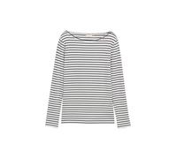 Tom Tailor Langarmshirt 1047730 Damen mit Streifenmuster Offwhite/Navy XL