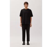 T-Shirt STUDIO SEIDENSTICKER "Studio", Herren, Gr. XXL, schwarz, 100% Baumwolle, unifarben, oversize, Rundhals, Shirts T-Shirt, 1/2 Rundhals Uni (35091826-XXL) schwarz