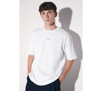T-Shirt STUDIO SEIDENSTICKER "Studio", Herren, Gr. XXL, weiß, 100% Baumwolle, unifarben, oversize, Rundhals, Shirts T-Shirt, 1/2 Rundhals Uni (45739209-XXL) weiß