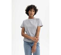 T-Shirt Style KHIRA | von MELA | Fairtrade & GOTS zertifiziert Grau Melange L