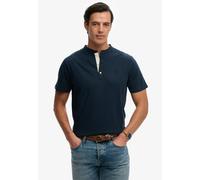 Superdry Classic Cotton Lin Grandad Kurzarm-t-shirt