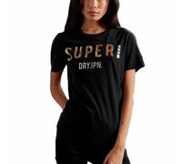 T-Shirt Superdry Damen Jpn Pailletten schwarz S
