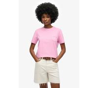 Superdry Damen Essential Logo T-Shirt mit stückgefärbter Tasche Fliederfarbener Chiffon 36