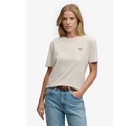 Superdry & Co Signature Damen T-Shirt, grau, Größe 10