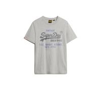 T-Shirt SUPERDRY "T-Shirt VI Heritage Relaxed Tee 1er Pack", Herren, Gr. 3XL, grau, Obermaterial: 100% Baumwolle CO., Shirts T-Shirt (13118264-XXXL) grau