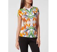 T-Shirt PLEIN SPORT "T-Shirt", Damen, Gr. S, 0121, weiß, multicolorot, Obermaterial: 100% Baumwolle, Shirts (47888932-S) 0121, weiß, multicolorot