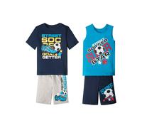 T-Shirt + Tanktop + Bermudas (4-tlg. Set) 140