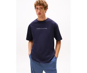 T-Shirt "TEE CONT. LOGO", Herren, Gr. XL (54), desert sky, Jersey, Obermaterial: 100% Baumwolle, TOMMY HILFIGER UNDERWEAR, normal, Rundhals, Shirts T-Shirt, mit Rundhals, normale Passform (49146151-XL
