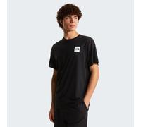 T-Shirt THE NORTH FACE "M EVOLUTION BOX HALF DOME REGULAR SHORT SLEEVE TEE", Herren, Gr. L, schwarz (tnf schwarz), Obermaterial: 60% Baumwolle, 40% Polyester, normal, Rundhals, Shirts T-Shirt, normale
