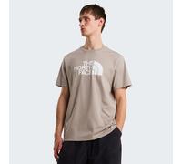 T-Shirt THE NORTH FACE "M EVOLUTION HALF DOME REGULAR SHORT SLEEVE TEE", Herren, Gr. S, beige (stone slab), Obermaterial: 60% Baumwolle, 40% Polyester, Shirts T-Shirt, sportliche Passform, kurze Ärmel