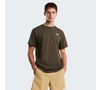 T-Shirt THE NORTH FACE "M EVOLUTION SIMPLE DOME REGULAR SHORT SL", Herren, Gr. S, new taupe grün, Obermaterial: 100% Baumwolle, Shirts T-Shirt, normale Passform, Kurzarm, für den Alltag, aus Poly-Baum
