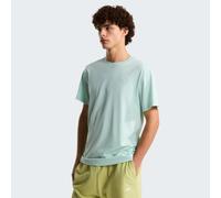T-Shirt THE NORTH FACE "M EVOLUTION SIMPLE DOME REGULAR SHORT SL", Herren, Gr. S, opal frost, Obermaterial: 60% Baumwolle, 40% Polyester, Shirts T-Shirt, normale Passform, Kurzarm, für den Alltag, aus