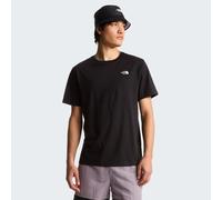 T-Shirt THE NORTH FACE "M EVOLUTION SIMPLE DOME REGULAR SHORT SL", Herren, Gr. S, schwarz (tnf schwarz), Obermaterial: 100% Baumwolle, normal, Rundhals, Shirts T-Shirt, normale Passform, Kurzarm, für