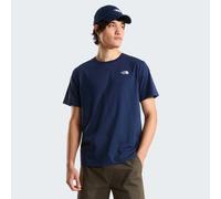T-Shirt THE NORTH FACE "M EVOLUTION SIMPLE DOME REGULAR SHORT SL", Herren, Gr. S, summit navy, Obermaterial: 100% Baumwolle, normal, Rundhals, Shirts T-Shirt, normale Passform, Kurzarm, für den Alltag