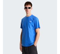 T-Shirt THE NORTH FACE "M EVOLUTION SIMPLE DOME REGULAR SHORT SL", Herren, Gr. XXL, active blau, Obermaterial: 100% Baumwolle, normal, Rundhals, Shirts T-Shirt, normale Passform, Kurzarm, für den Allt