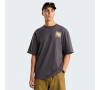 T-Shirt THE NORTH FACE "M SUN OVERSIZE SHORT SLEEVE TEE-GRAPHIC", Herren, Gr. XXL, anthrazit grau, Obermaterial: 100% Baumwolle, normal, Rundhals, Shirts T-Shirt, sportlicher Stil, Kurzarm, für sportl
