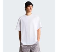 T-Shirt THE NORTH FACE "M TNF ESSENTIAL SIMPLE DOME OS SS TEE", Herren, Gr. L, tnf weiß, Obermaterial: 100% Baumwolle, normal, Rundhals, Shirts T-Shirt, lockere Oversized-Passform, Kurzarm, für Alltag