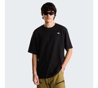 T-Shirt THE NORTH FACE "M TNF ESSENTIAL SIMPLE DOME OS SS TEE", Herren, Gr. S, tnf schwarz, Obermaterial: 100% Baumwolle, normal, Rundhals, Shirts T-Shirt, lockere Oversized-Passform, Kurzarm, für All