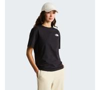 T-Shirt THE NORTH FACE "W EVOLUTION BOX NSE RELAXED SHORT SLEEVE", Damen, Gr. S, tnf schwarz, tnf weiß, Obermaterial: 100% Baumwolle, normal, Rundhals, Shirts T-Shirt (11744053-S) tnf schwarz, tnf wei