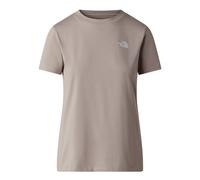 The North Face Simple Dome Evolution Slim Damen T-Shirt braun grau - M