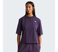 T-Shirt THE NORTH FACE "W TNF ESSENTIAL SIMPLE DOME BOXY RLX SS TEE", Damen, Gr. XXL, lila (endless dusk), Jersey, Obermaterial: 100% Baumwolle, normal, Rundhals, Shirts T-Shirt (31252742-XXL) endless
